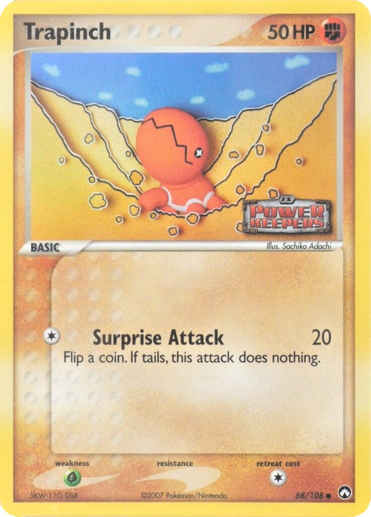 Trapinch (68/108) (Stamped) [EX: Power Keepers] | Gear Gaming Fayetteville