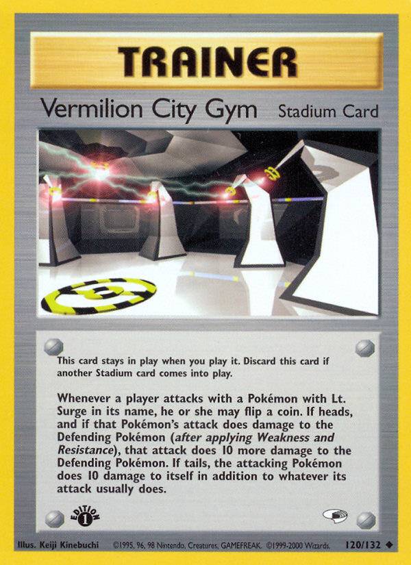 Vermilion City Gym (120/132) [Gym Heroes 1st Edition] | Gear Gaming Fayetteville