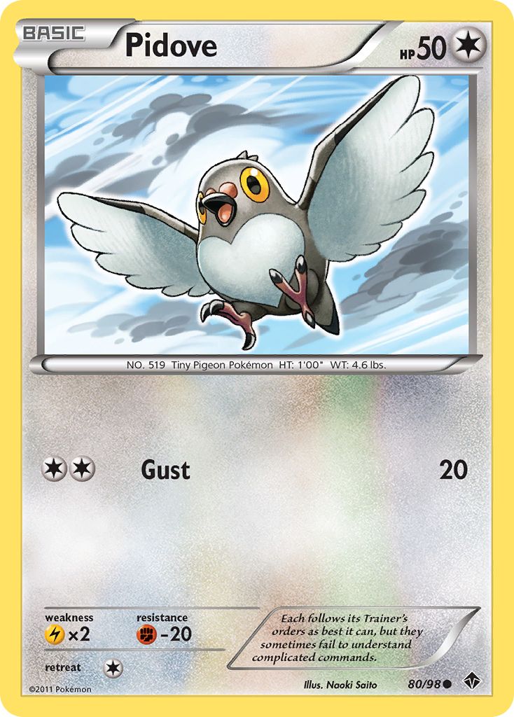 Pidove (80/98) [Black & White: Emerging Powers] | Gear Gaming Fayetteville