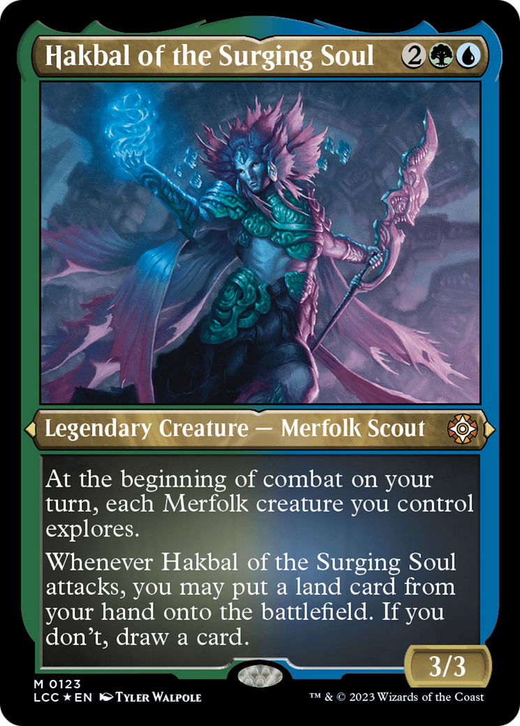 Hakbal of the Surging Soul (Display Commander) [The Lost Caverns of Ixalan Commander] | Gear Gaming Fayetteville