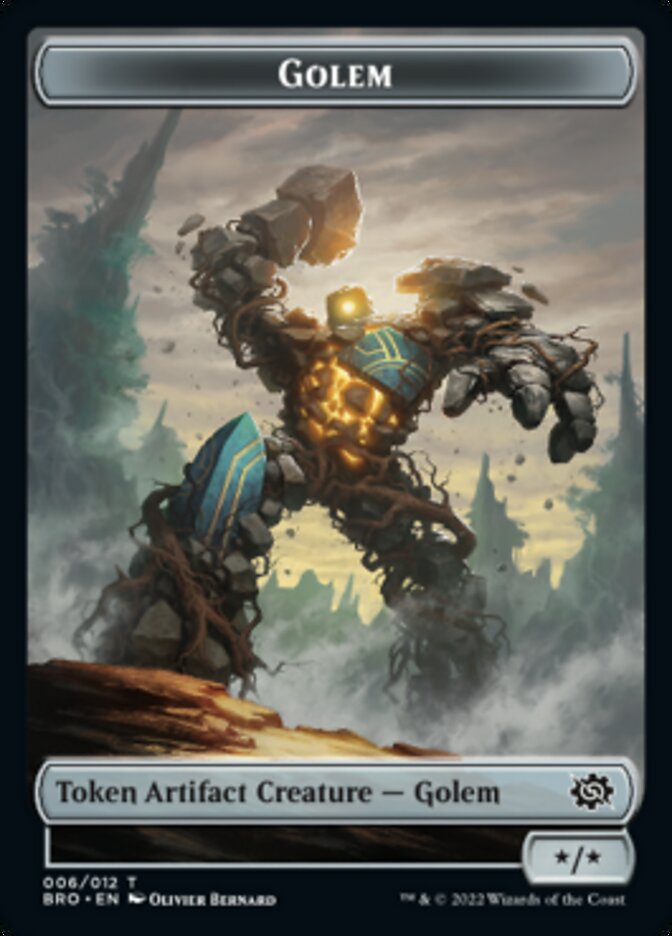 Golem Token [The Brothers' War Tokens] | Gear Gaming Fayetteville