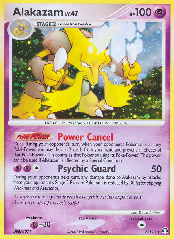 Alakazam (2/123) [Diamond & Pearl: Mysterious Treasures] | Gear Gaming Fayetteville