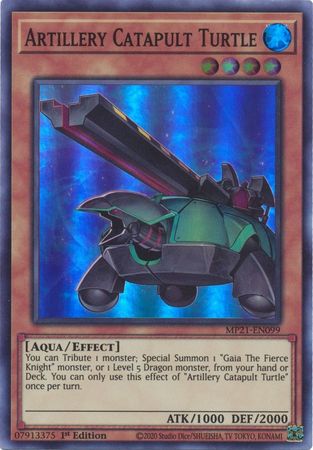 Artillery Catapult Turtle [MP21-EN099] Super Rare | Gear Gaming Fayetteville