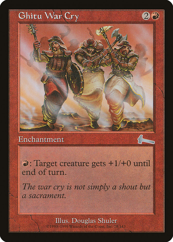 Ghitu War Cry [Urza's Legacy] | Gear Gaming Fayetteville