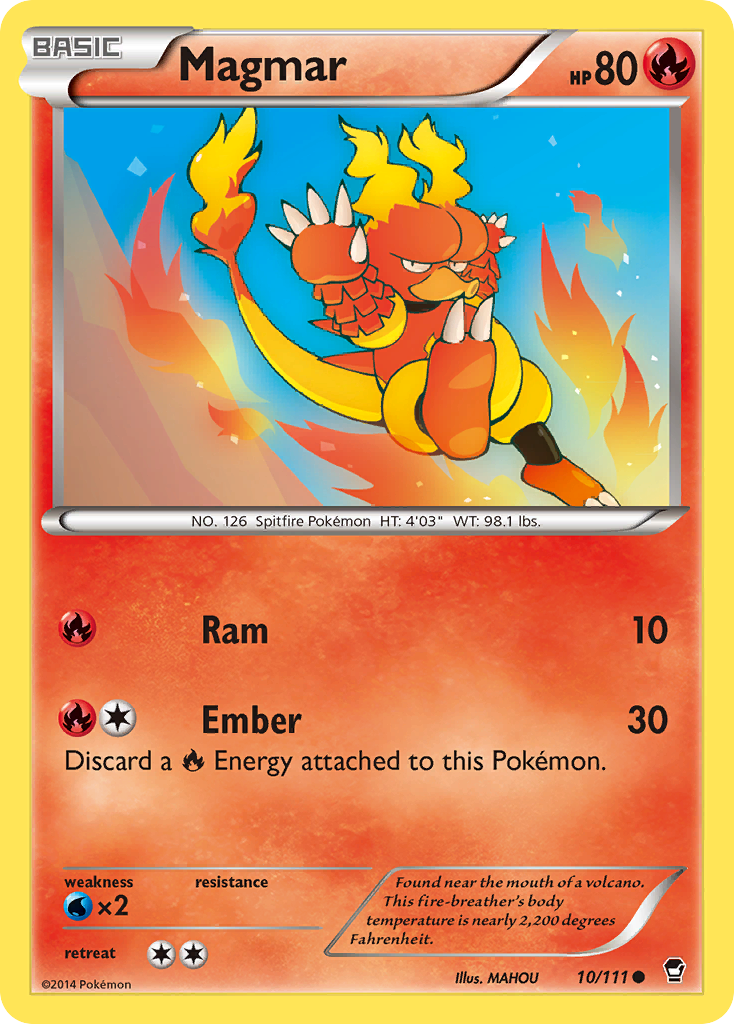 Magmar (10/111) [XY: Furious Fists] | Gear Gaming Fayetteville