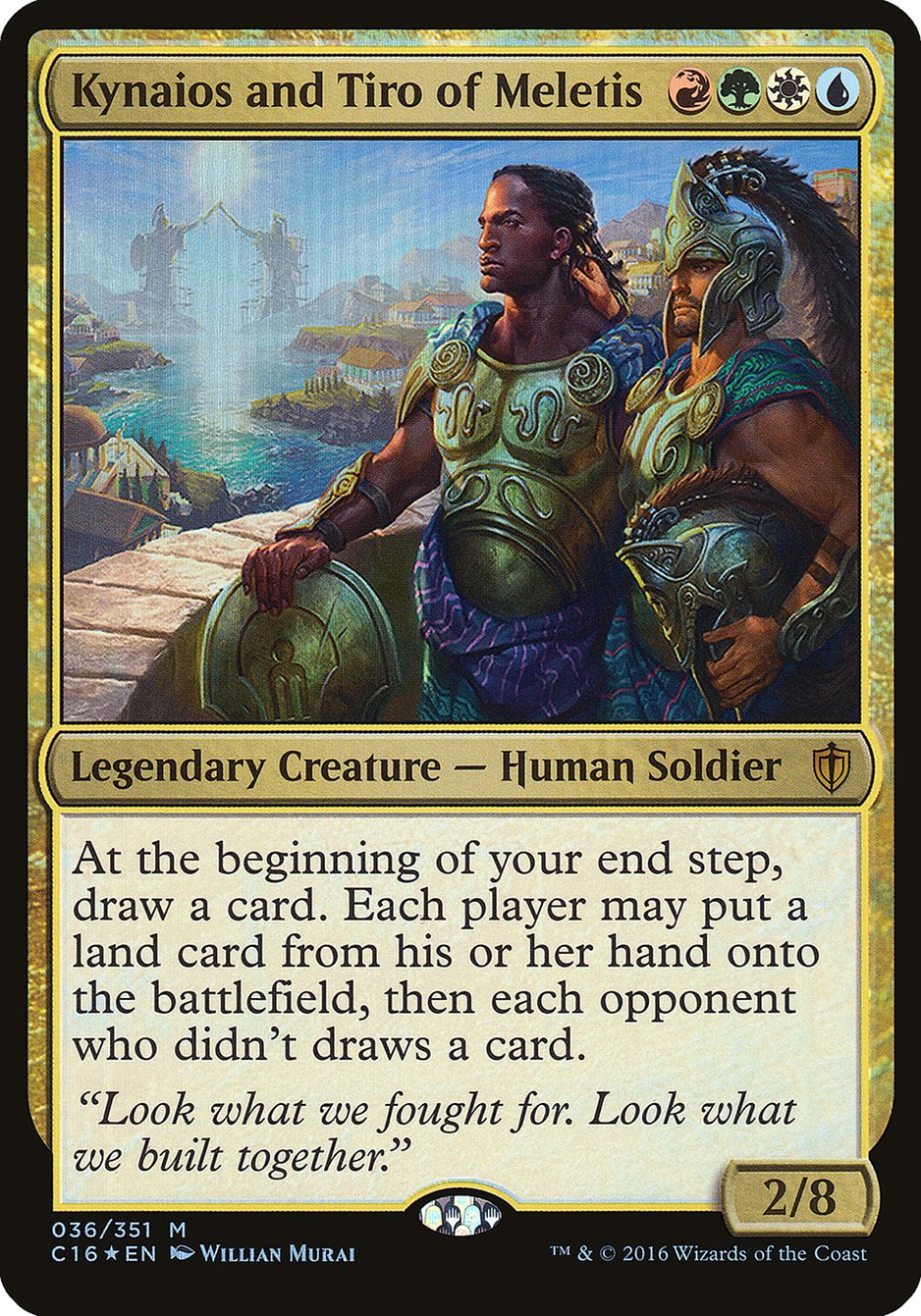 Kynaios and Tiro of Meletis (Oversized) [Commander 2016 Oversized] | Gear Gaming Fayetteville