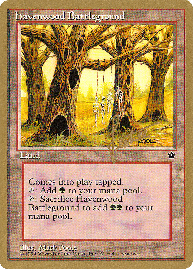 Havenwood Battleground (Bertrand Lestree) [Pro Tour Collector Set] | Gear Gaming Fayetteville