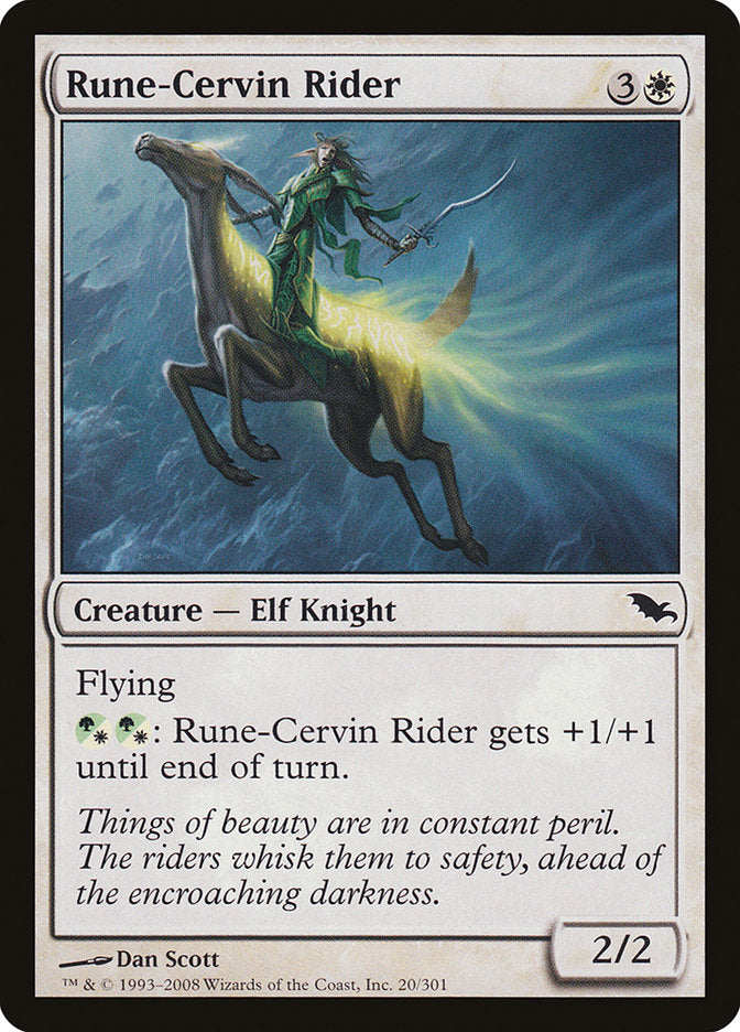 Rune-Cervin Rider [Shadowmoor] | Gear Gaming Fayetteville