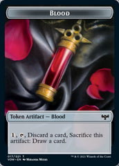 Blood // Spirit Cleric Double-Sided Token [Innistrad: Crimson Vow Tokens] | Gear Gaming Fayetteville