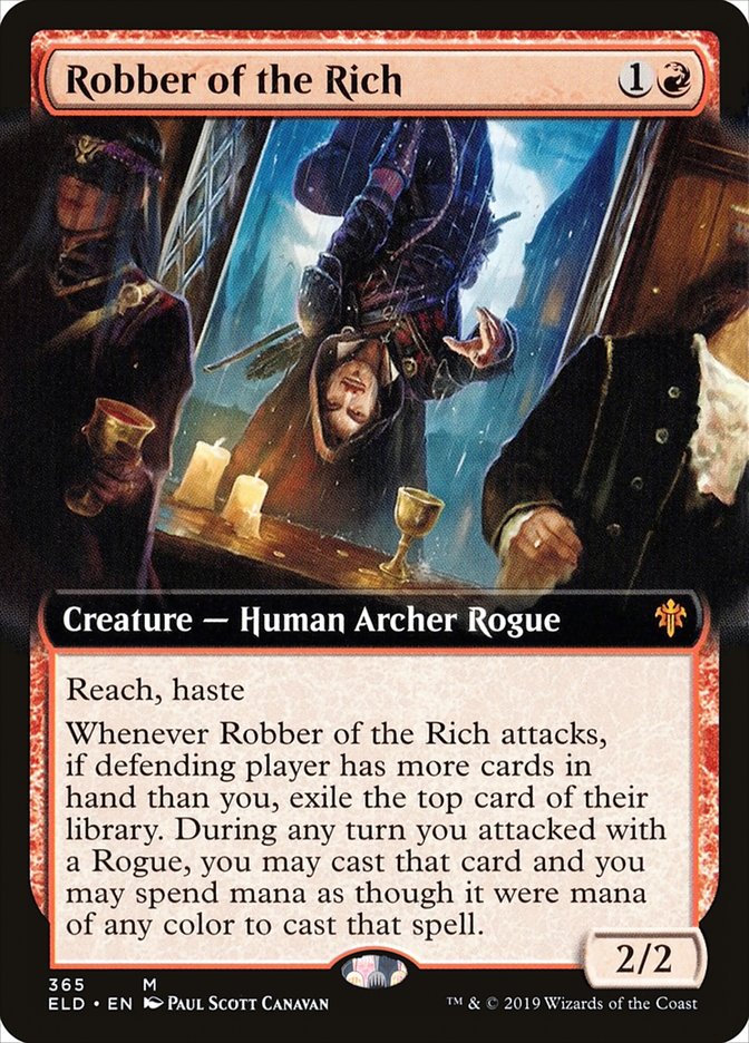 Robber of the Rich (Extended Art) [Throne of Eldraine] | Gear Gaming Fayetteville