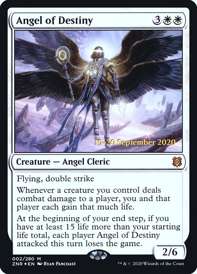 Angel of Destiny [Zendikar Rising Prerelease Promos] | Gear Gaming Fayetteville