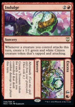 Indulge // Excess (Promo Pack) [Streets of New Capenna Commander Promos] | Gear Gaming Fayetteville
