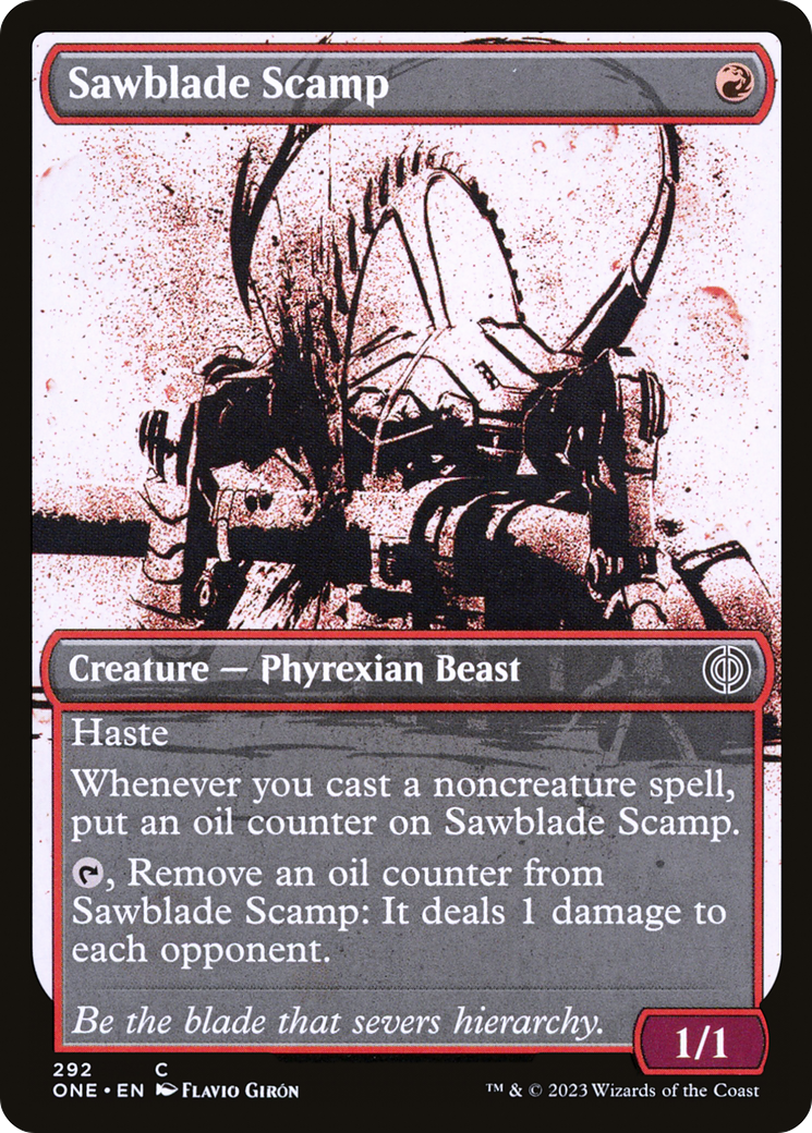 Sawblade Scamp (Showcase Ichor) [Phyrexia: All Will Be One] | Gear Gaming Fayetteville