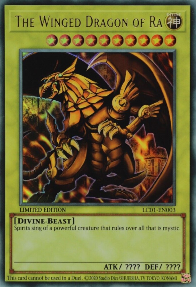 The Winged Dragon of Ra (25th Anniversary) [LC01-EN003] Ultra Rare | Gear Gaming Fayetteville