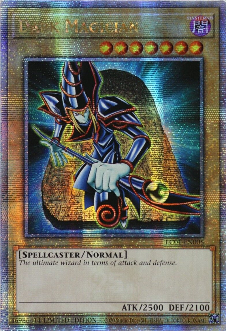 Dark Magician (25th Anniversary) [LC01-EN005] Quarter Century Secret Rare | Gear Gaming Fayetteville