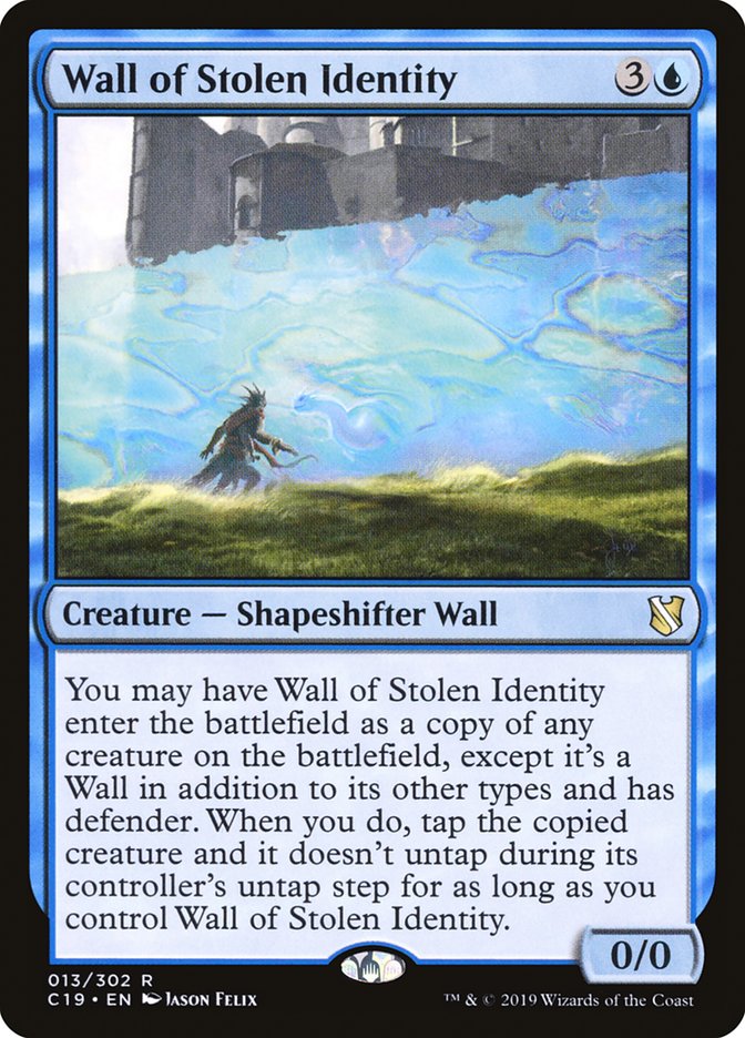 Wall of Stolen Identity [Commander 2019] | Gear Gaming Fayetteville