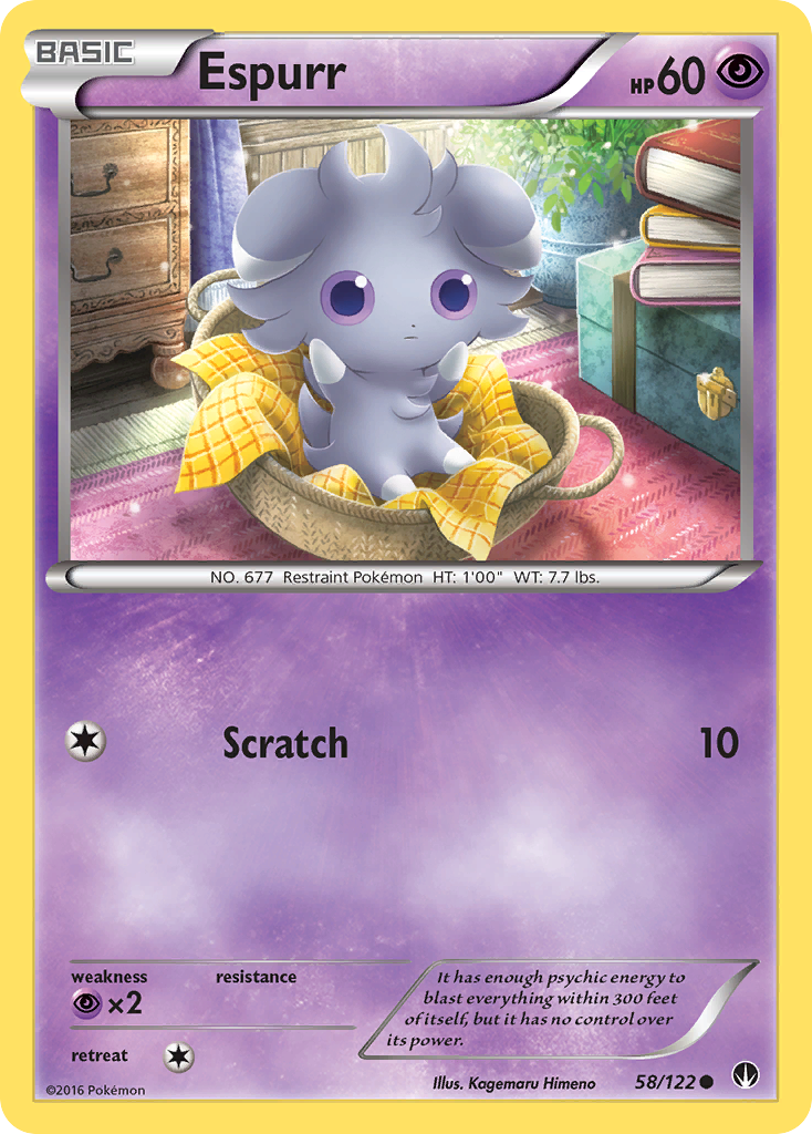 Espurr (58/122) [XY: BREAKpoint] | Gear Gaming Fayetteville