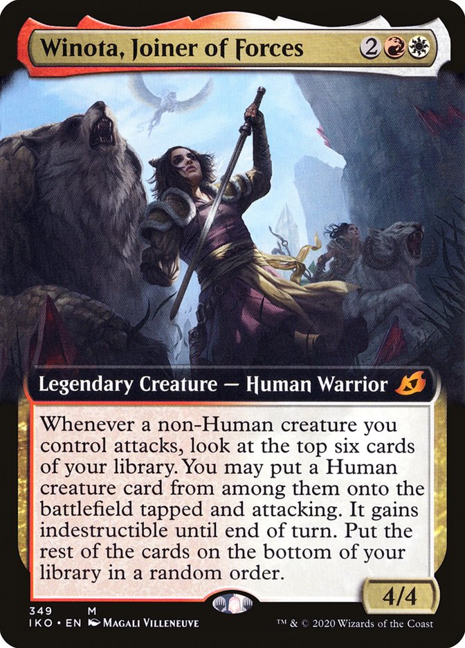 Winota, Joiner of Forces (Extended Art) [Ikoria: Lair of Behemoths] | Gear Gaming Fayetteville