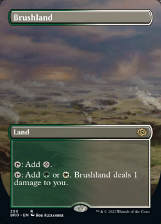 Brushland (Borderless Alternate Art) [The Brothers' War] | Gear Gaming Fayetteville