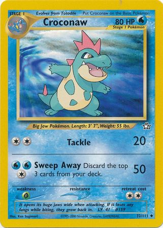 Croconaw (32/111) [Neo Genesis Unlimited] | Gear Gaming Fayetteville
