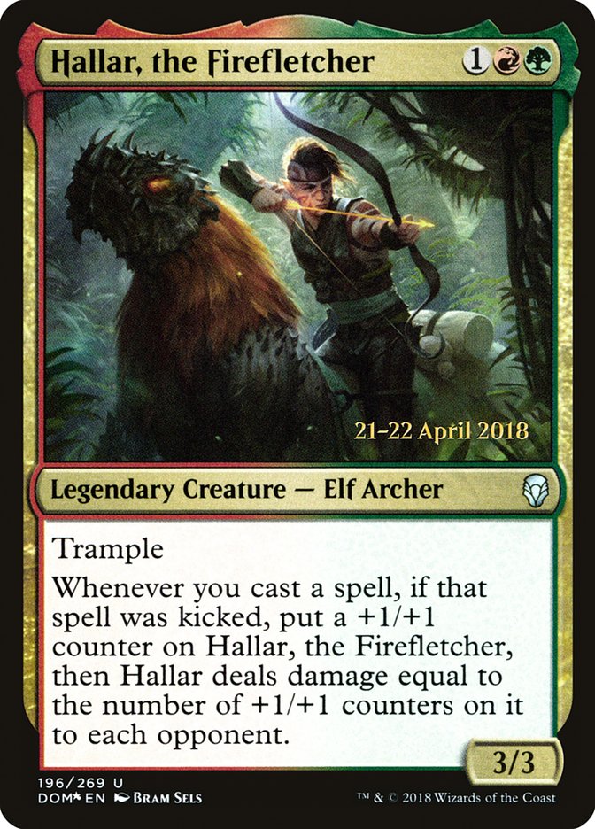Hallar, the Firefletcher [Dominaria Prerelease Promos] | Gear Gaming Fayetteville
