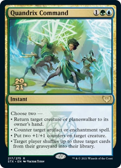 Quandrix Command [Strixhaven: School of Mages Prerelease Promos] | Gear Gaming Fayetteville