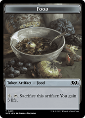 Faerie // Food (0013) Double-Sided Token [Wilds of Eldraine Tokens] | Gear Gaming Fayetteville