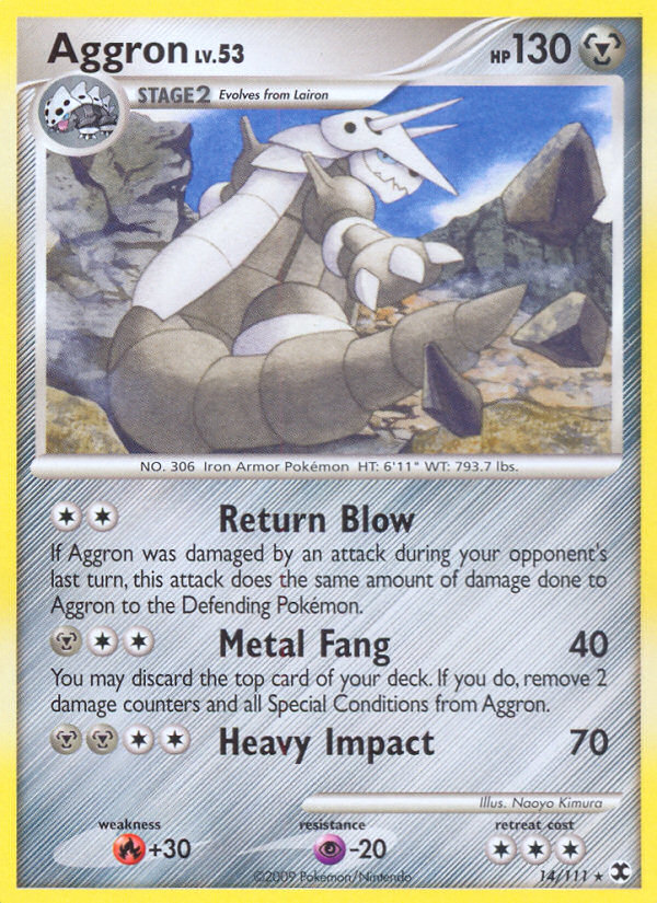 Aggron (14/111) [Platinum: Rising Rivals] | Gear Gaming Fayetteville