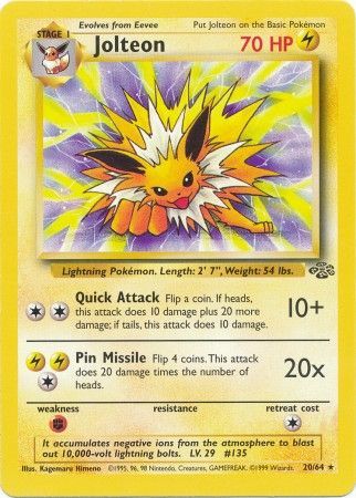 Jolteon (20/64) [Jungle Unlimited] | Gear Gaming Fayetteville