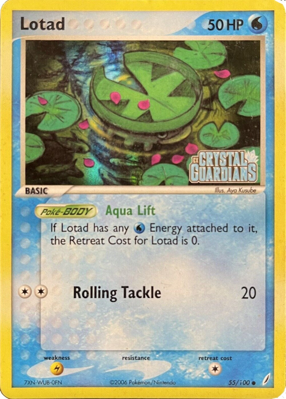 Lotad (055/100) (Theme Deck Exclusive) [EX: Crystal Guardians] | Gear Gaming Fayetteville