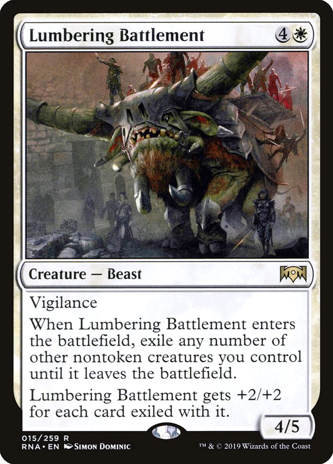 Lumbering Battlement [Ravnica Allegiance] | Gear Gaming Fayetteville