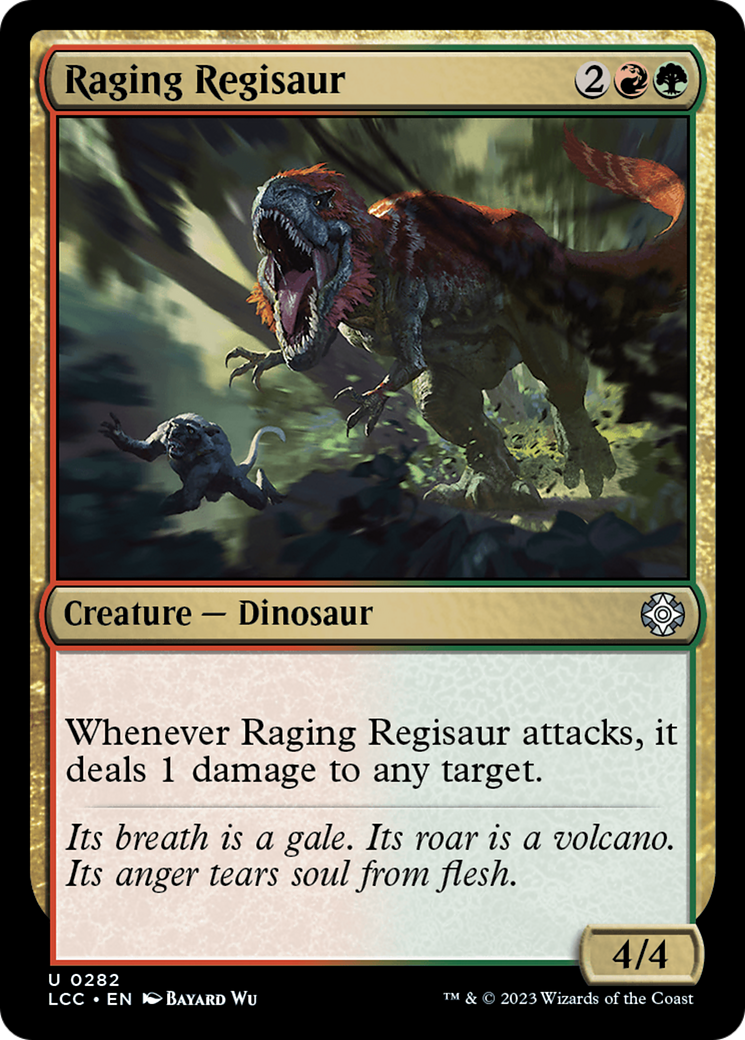 Raging Regisaur [The Lost Caverns of Ixalan Commander] | Gear Gaming Fayetteville