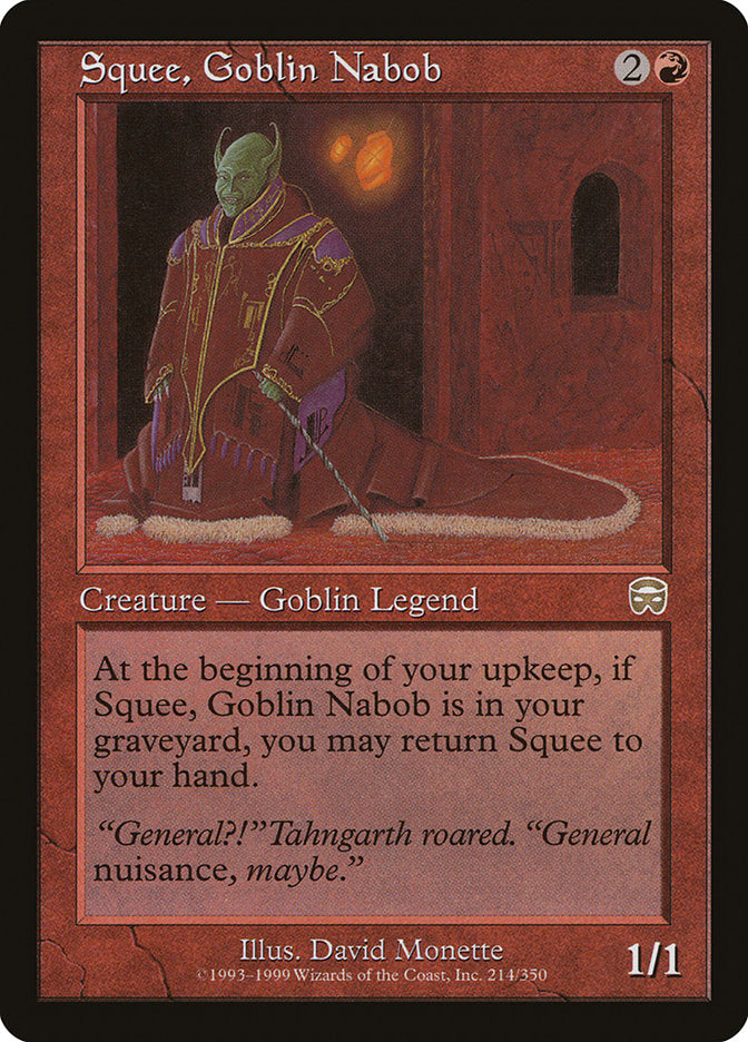 Squee, Goblin Nabob [Mercadian Masques] | Gear Gaming Fayetteville