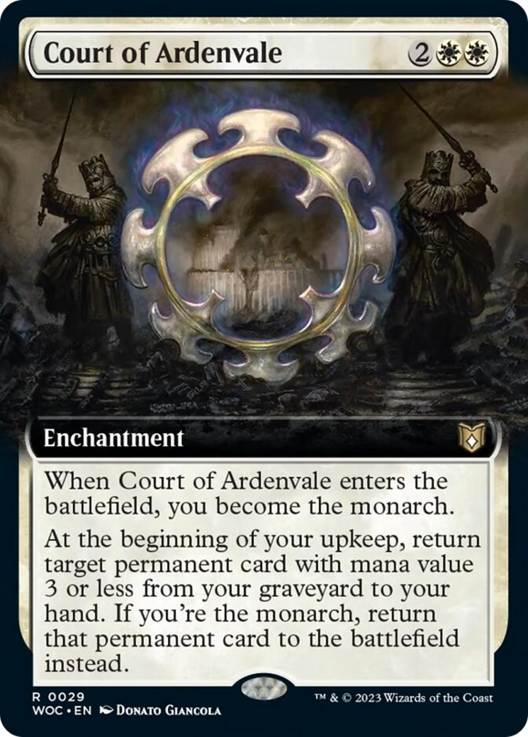 Court of Ardenvale (Extended Art) [Wilds of Eldraine Commander] | Gear Gaming Fayetteville