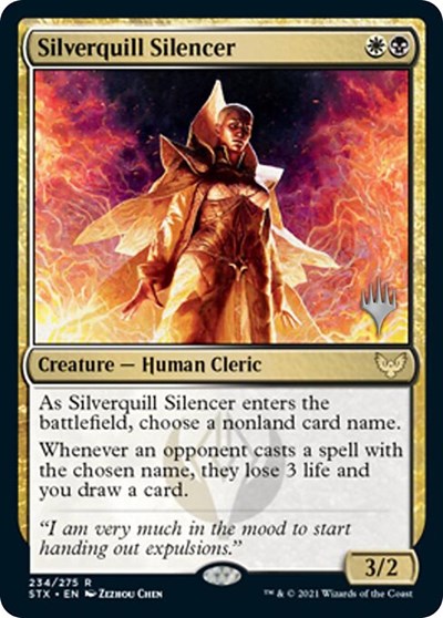 Silverquill Silencer (Promo Pack) [Strixhaven: School of Mages Promos] | Gear Gaming Fayetteville