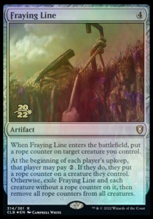 Fraying Line [Commander Legends: Battle for Baldur's Gate Prerelease Promos] | Gear Gaming Fayetteville