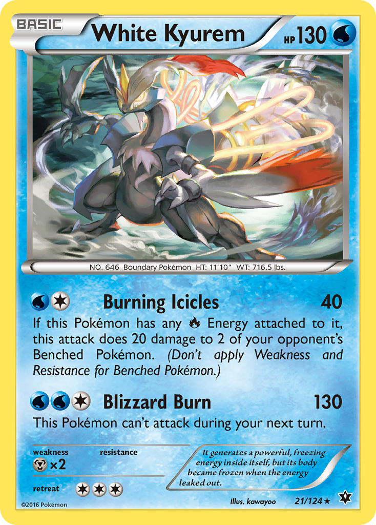 White Kyurem (21/124) [XY: Fates Collide] | Gear Gaming Fayetteville