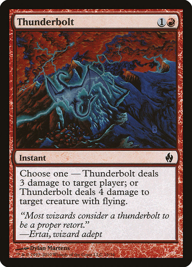 Thunderbolt [Premium Deck Series: Fire and Lightning] | Gear Gaming Fayetteville