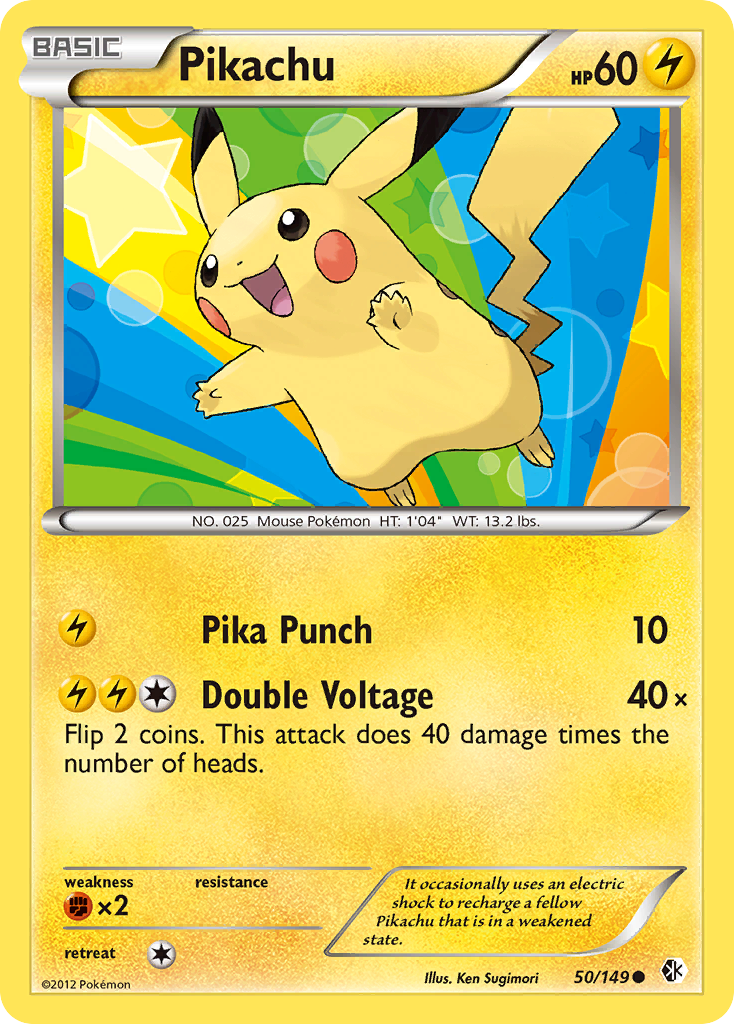 Pikachu (50/149) [Black & White: Boundaries Crossed] | Gear Gaming Fayetteville