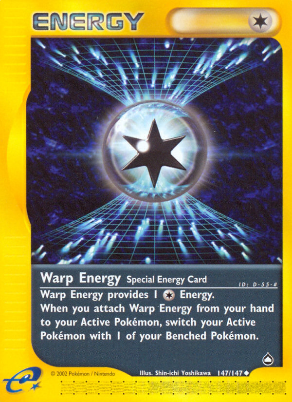 Warp Energy (147/147) [Aquapolis] | Gear Gaming Fayetteville