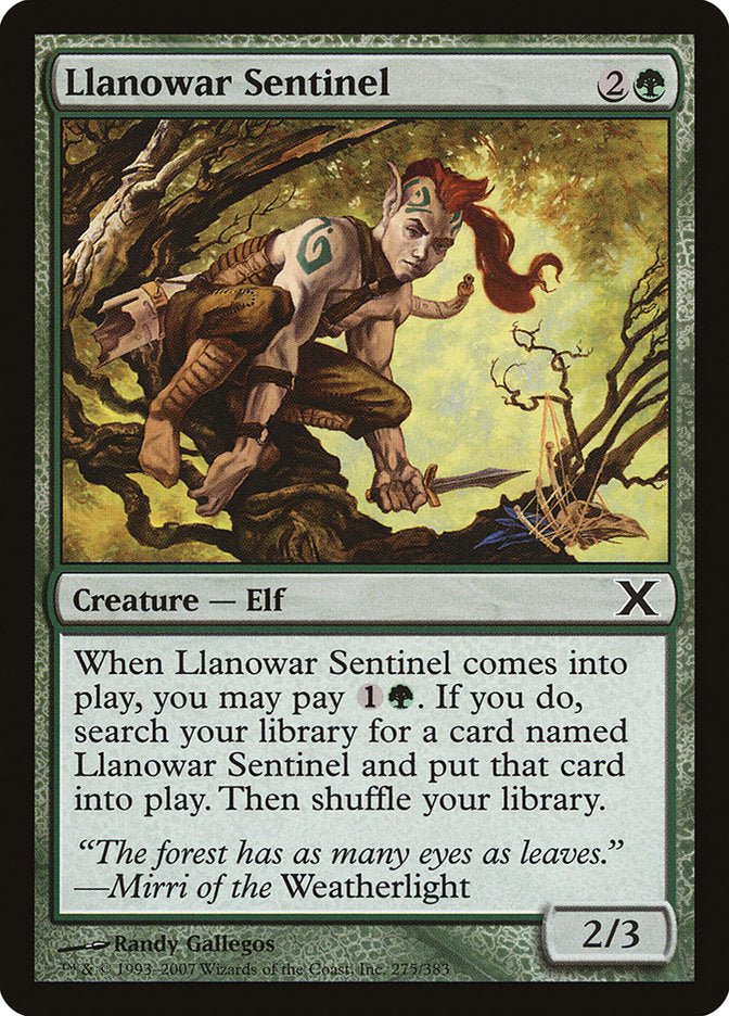 Llanowar Sentinel [Tenth Edition] | Gear Gaming Fayetteville