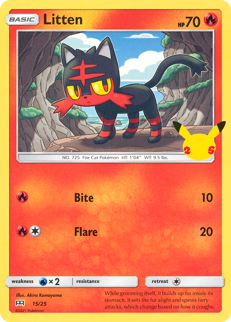 Litten (15/25) [McDonald's 25th Anniversary] | Gear Gaming Fayetteville