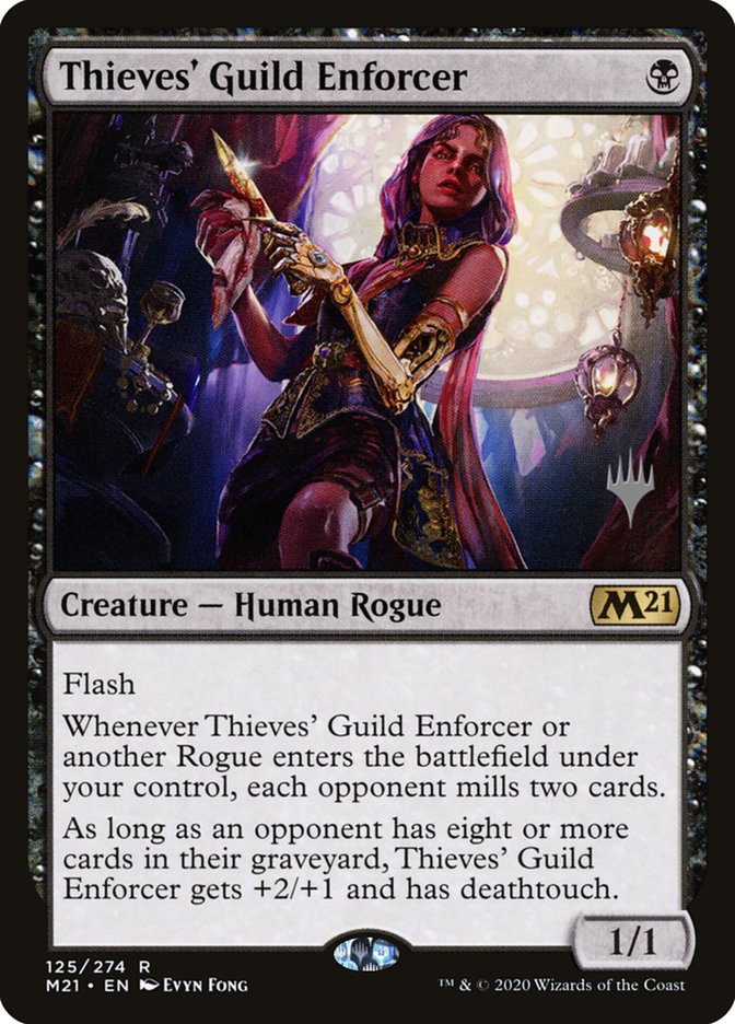 Thieves' Guild Enforcer (Promo Pack) [Core Set 2021 Promos] | Gear Gaming Fayetteville