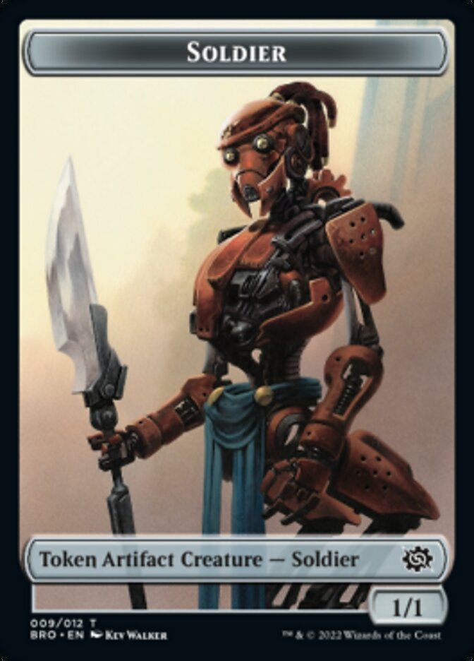 Soldier Token (009) [The Brothers' War Tokens] | Gear Gaming Fayetteville