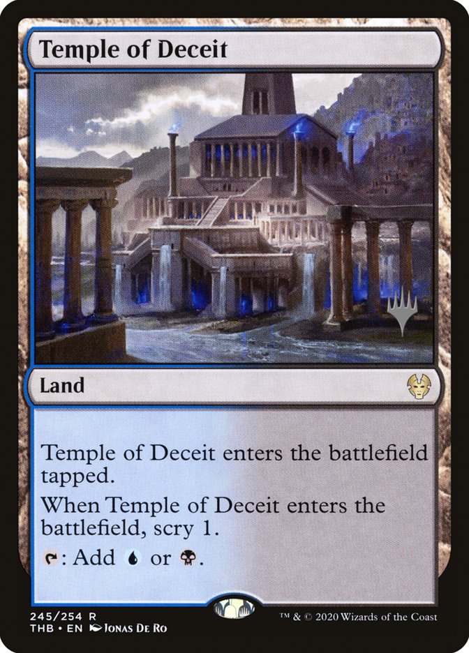 Temple of Deceit (Promo Pack) [Theros Beyond Death Promos] | Gear Gaming Fayetteville