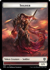 Soldier (007) // Angel Double-Sided Token [Phyrexia: All Will Be One Commander Tokens] | Gear Gaming Fayetteville