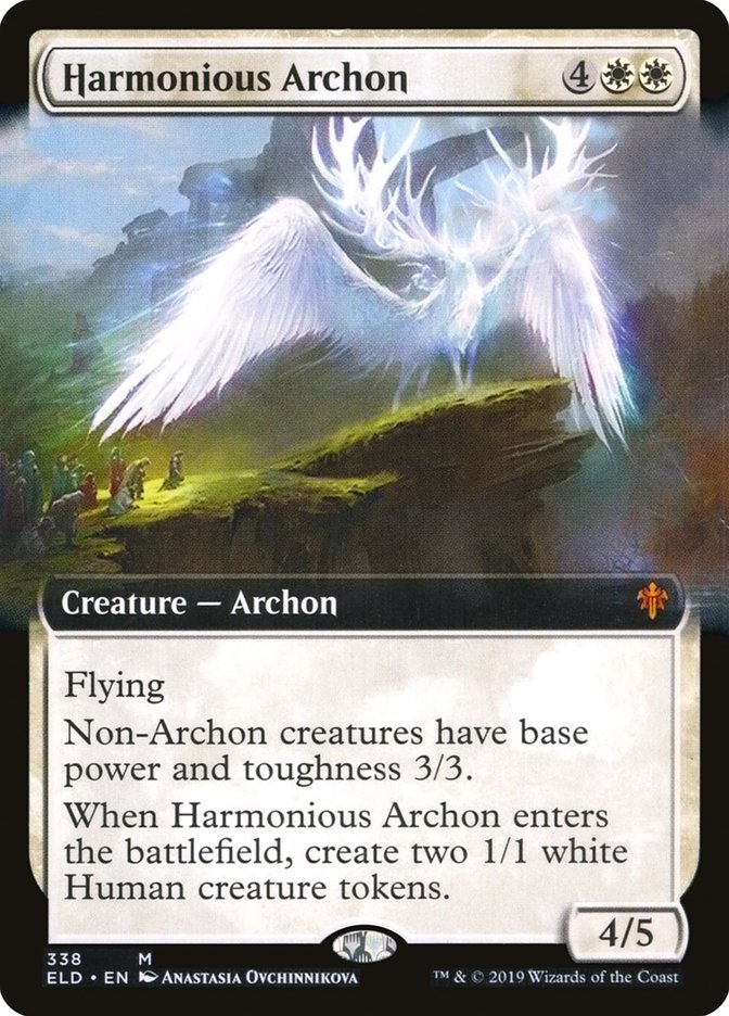 Harmonious Archon (Extended Art) [Throne of Eldraine] | Gear Gaming Fayetteville