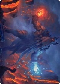 Aegar, the Freezing Flame Art Card [Kaldheim Art Series] | Gear Gaming Fayetteville