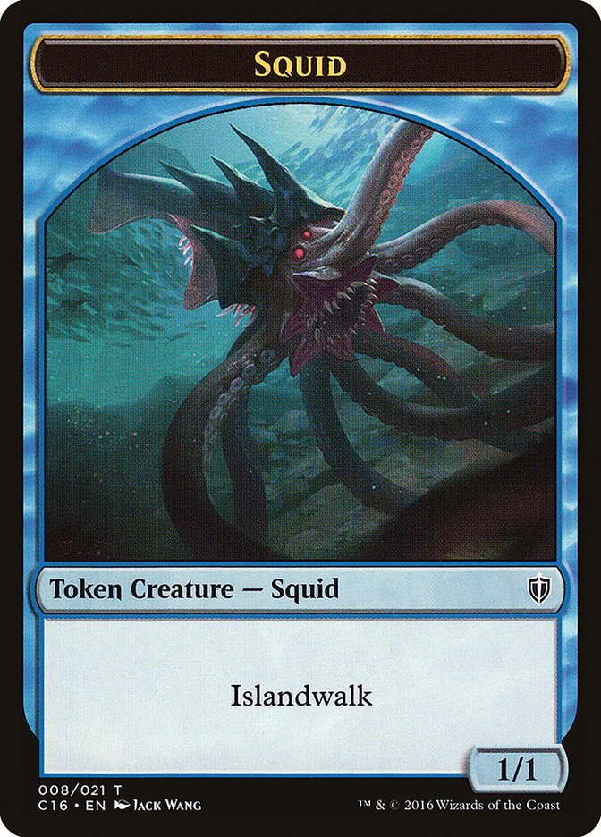 Soldier // Squid Double-Sided Token [Commander 2016 Tokens] | Gear Gaming Fayetteville