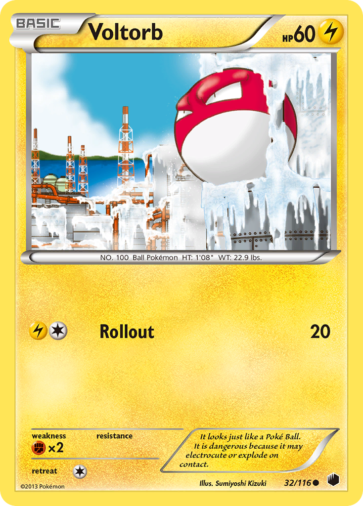 Voltorb (32/116) [Black & White: Plasma Freeze] | Gear Gaming Fayetteville